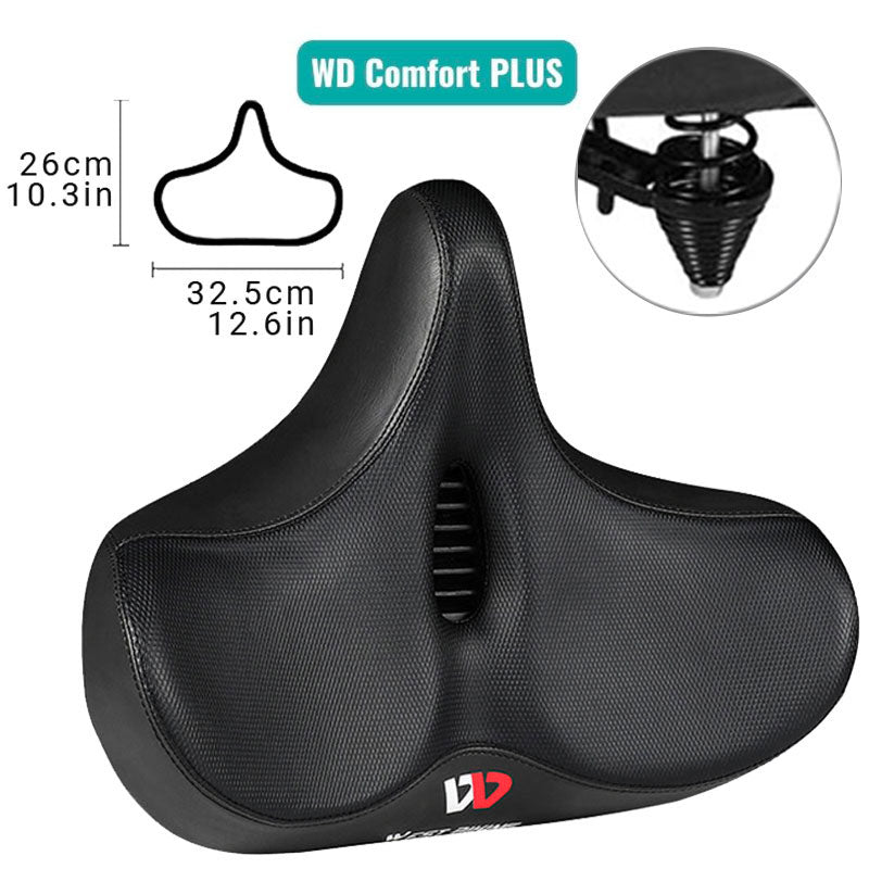 Extra Large Anti-Pain Bike Saddle