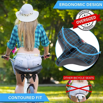 Extra Large Anti-Pain Bike Saddle