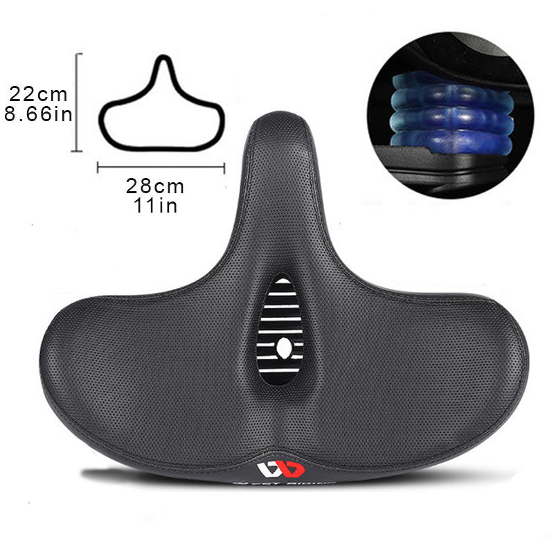 Ergonomic, breathable saddle for road bikes