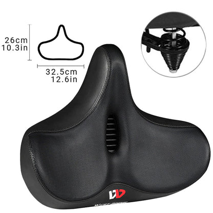 Ergonomic, breathable saddle for road bikes